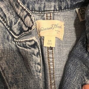 Universal Thread Women's Light Blue Denim Jumpsuit